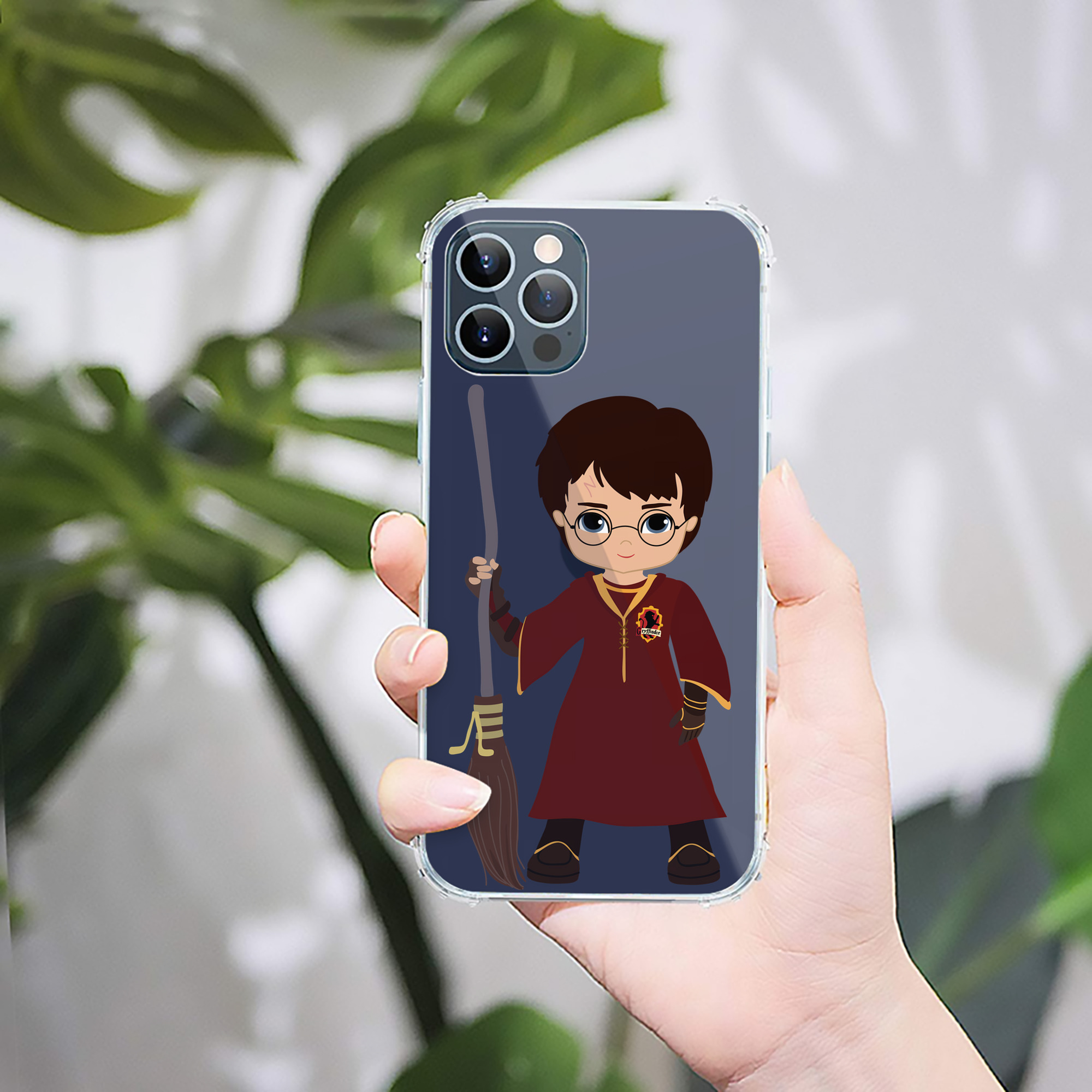 （画像用） Harry Potter ハリー・ポッターシリーズ 【iPhone 12シリーズ対応】透明スマホケース（クリアソフトケース）